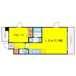 ディームス福島の物件間取画像